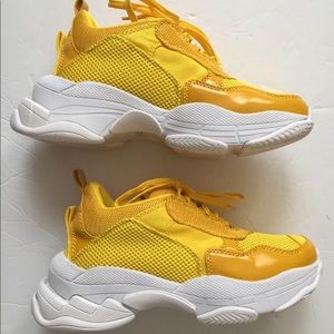 Jeffrey Campbell Lo-Fi Dad Sneaker ‘s Yellow Sz 10